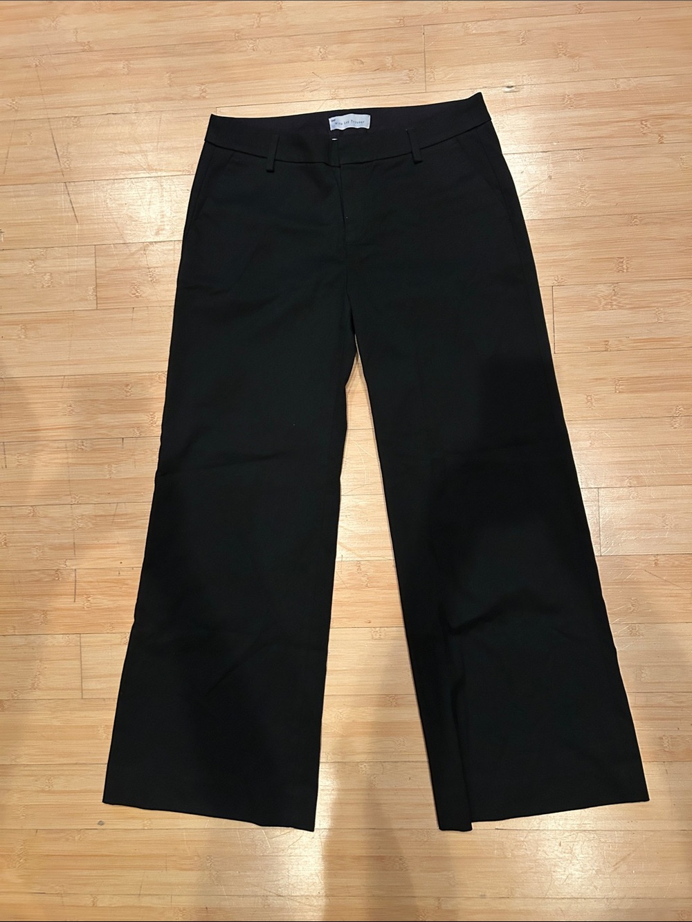 Vintage Banana Republic Black Wide-Leg Trousers
